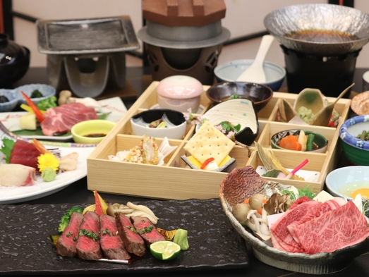 ＜こだわり味覚・華彩会席＞ 宮城に来たら一度は食べてみたい♪　仙台牛ステーキ付！